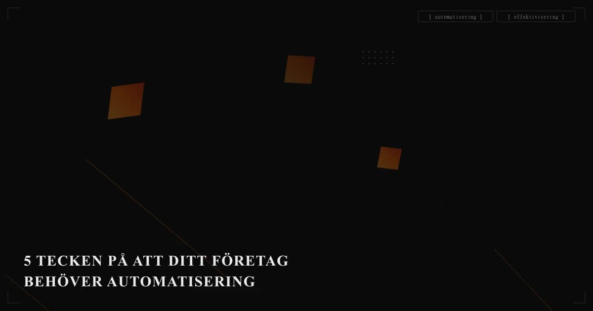 Abstract visualization of automation signals and business processes